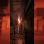 imagens mostram o começo das chamas